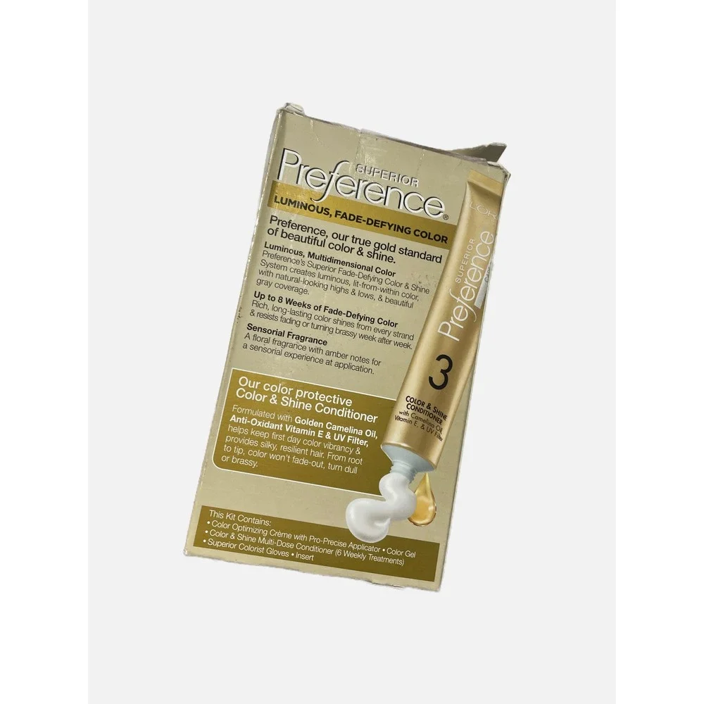 L'Oreal Superior Preference Hair Color Women 8S Soft Silver Blonde Permanent New